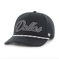 Casquette ajustable noire Dallas Cowboys Overhand Speckle Hitch pour homme '47