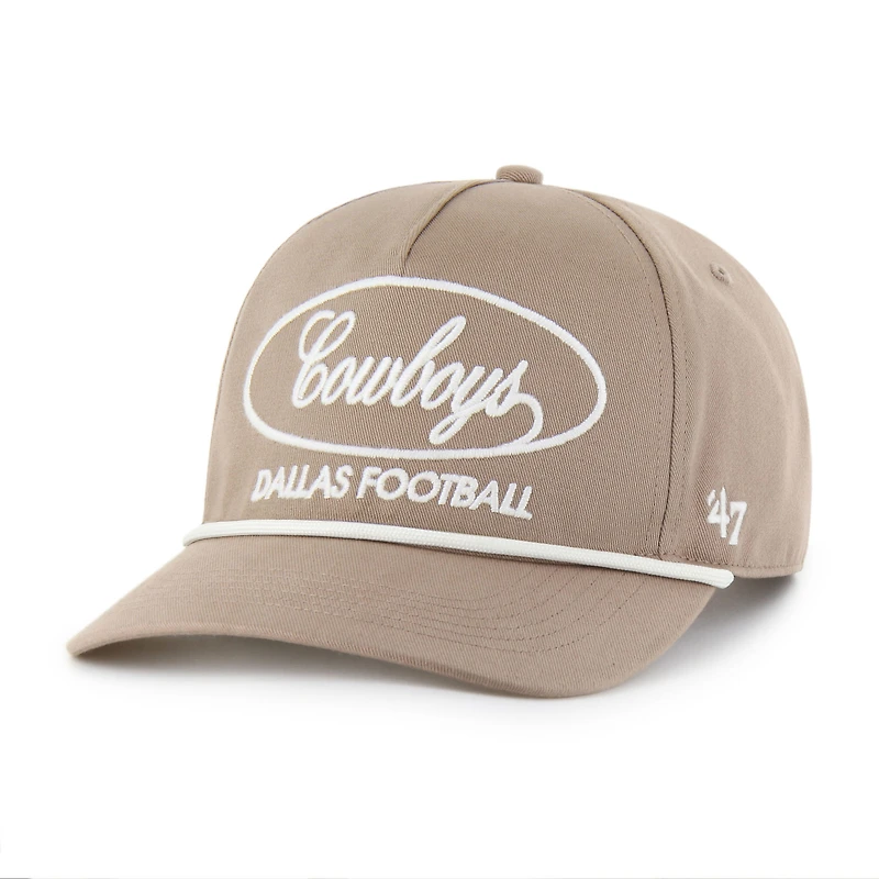 Casquette ajustable décontractée Dallas Cowboys '47 marron pour homme