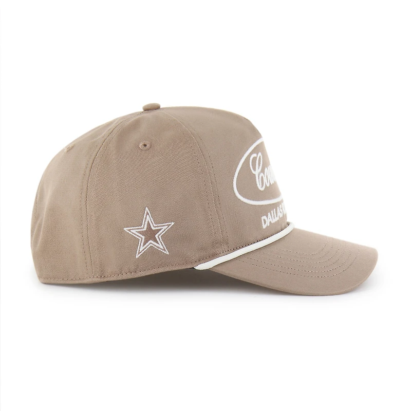 Casquette ajustable décontractée Dallas Cowboys '47 marron pour homme