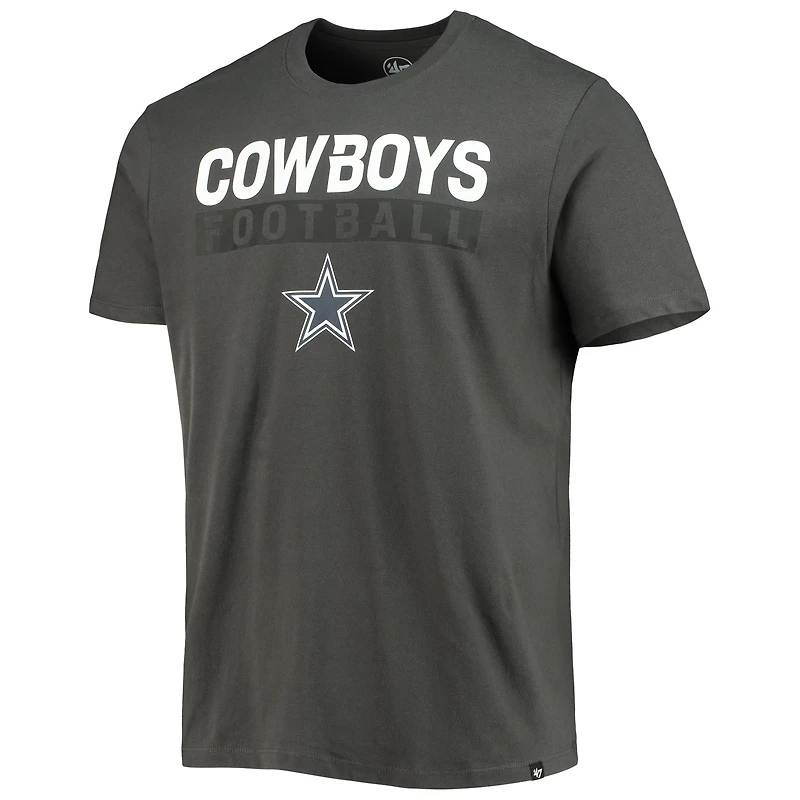 T-shirt Super Rival des Dallas Cowboys anthracite '47 pour homme