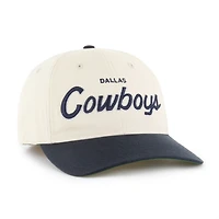Men's '47 Cream Dallas Cowboys Crosstown Franchise Two-Tone Relaxed Flex Hat