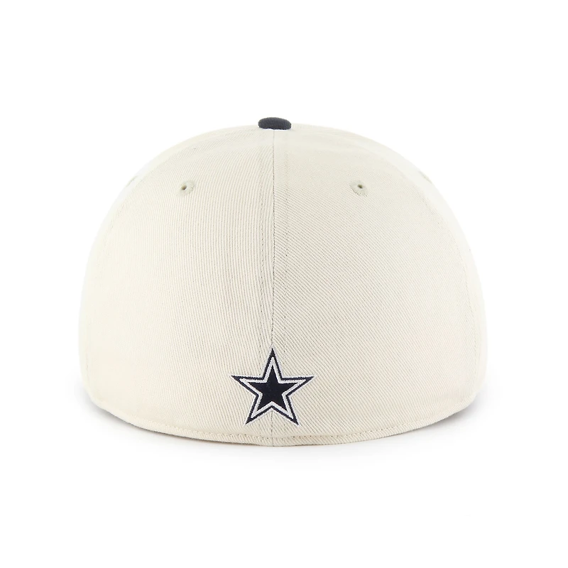 Men's '47 Cream Dallas Cowboys Crosstown Franchise Two-Tone Relaxed Flex Hat