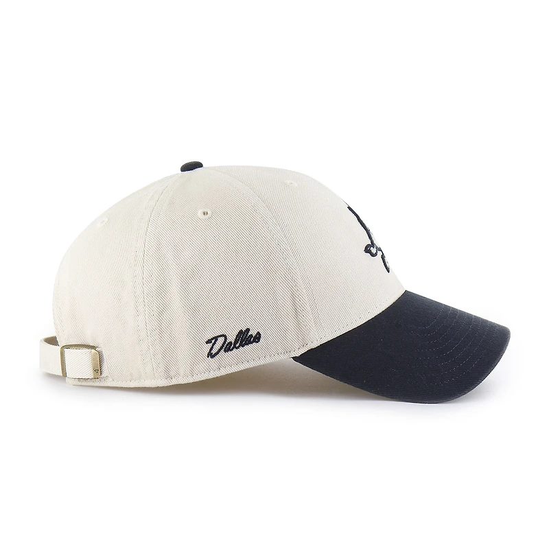 Casquette ajustable structurée Fairfield MVP des Cowboys de Dallas, couleur crème, pour homme, modèle 1947