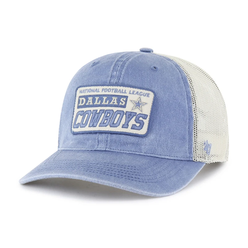 Men's '47  Denim Dallas Cowboys Canteen Relaxed Adjustable Trucker Hat
