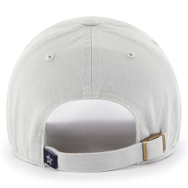 Chapeau ajustable '47 Dallas Cowboys Clean Up pour hommes, gris
