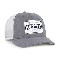 Casquette ajustable Ellington Trucker 47 gris chiné pour homme des Cowboys de Dallas