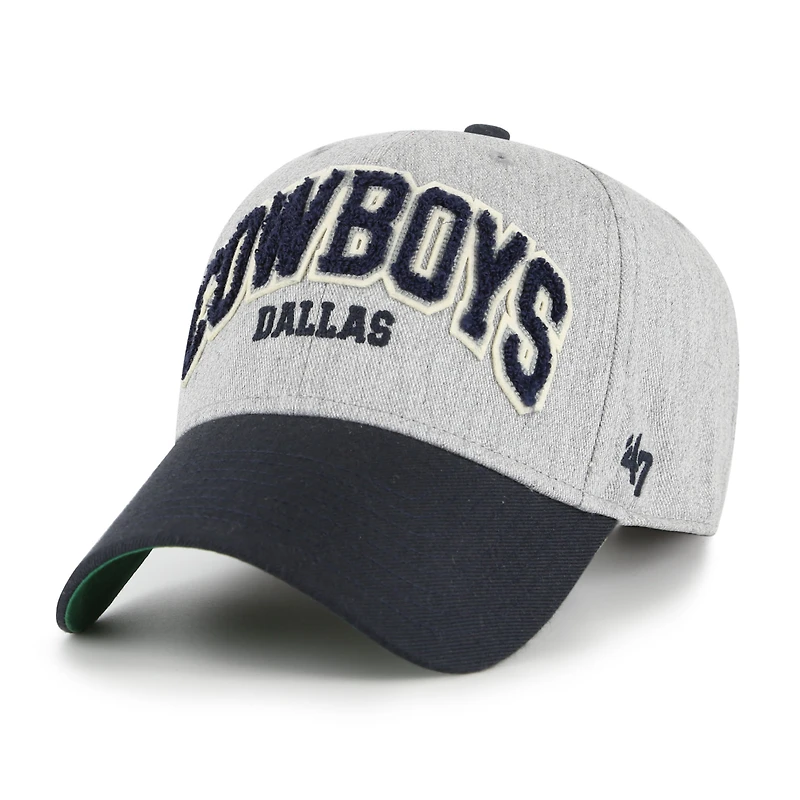 Casquette ajustable Standish MVP 47 gris chiné pour homme des Cowboys de Dallas