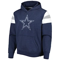 Sweat à capuche Premier Nico des Dallas Cowboys '47 Heathered Heather Navy pour hommes