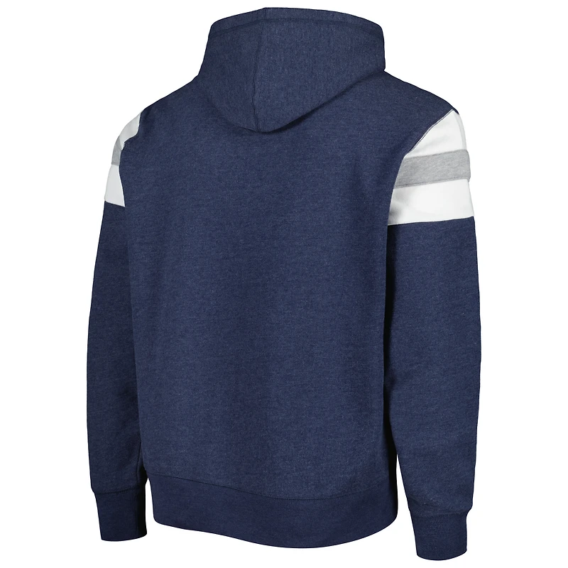 Sweat à capuche Premier Nico des Dallas Cowboys '47 Heathered Heather Navy pour hommes