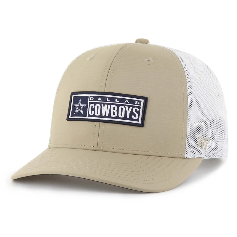 Casquette ajustable kaki Dallas Cowboys Acapulco brrr° Trucker pour homme, modèle 47