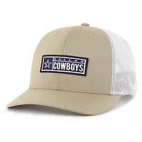 Casquette ajustable kaki Dallas Cowboys Acapulco brrr° Trucker pour homme, modèle 47