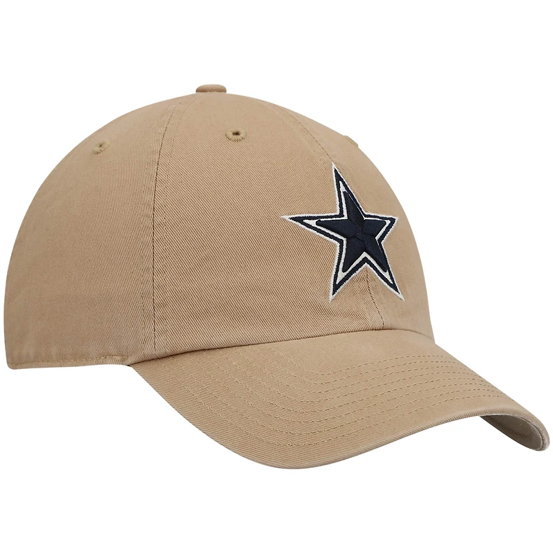 Casquette ajustable kaki Dallas Cowboys « Primary Clean Up » pour homme, modèle 47