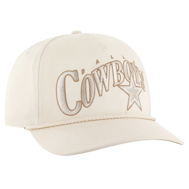 Casquette ajustable en corde ondulée Dallas Cowboys '47 Natural pour homme