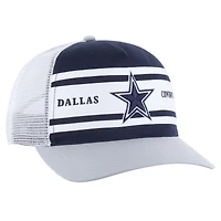 Men's '47 Navy/Gray Dallas Cowboys Super Stripe Hitch Adjustable Hat