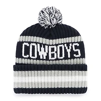 Men's '47 Navy Dallas Cowboys Bering Cuffed Knit Hat with Pom