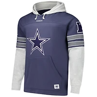 Men's '47 Navy Dallas Cowboys Big & Tall Lacer Pullover Hoodie