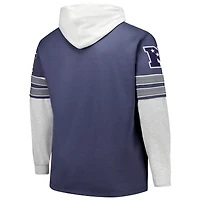 Men's '47 Navy Dallas Cowboys Big & Tall Lacer Pullover Hoodie