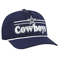 Chapeau réglable avec attelage de corde Campscape des Dallas Cowboys '47 bleu marine pour hommes