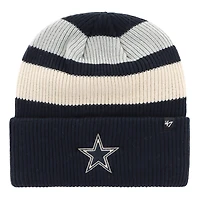 Bonnet en tricot à revers Jennings Clubhouse 47 bleu marine pour homme des Cowboys de Dallas