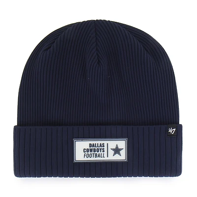 Men's '47 Navy Dallas Cowboys Cypher Cuffed Knit Hat
