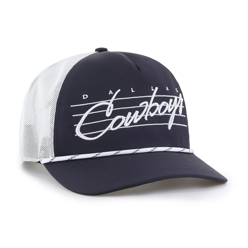 Men's '47 Navy Dallas Cowboys Downburst Mesh Relaxed Adjustable Hitch Hat