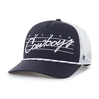 Men's '47  Navy Dallas Cowboys Downburst Mesh Relaxed Adjustable Hitch Hat