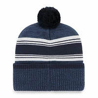 Bonnet en tricot à revers Fadeout '47 Navy Dallas Cowboys pour hommes avec pompon