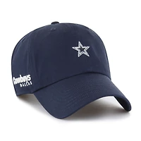 Casquette ajustable « 47 » bleu marine Dallas Cowboys Foundational Clean Up pour homme