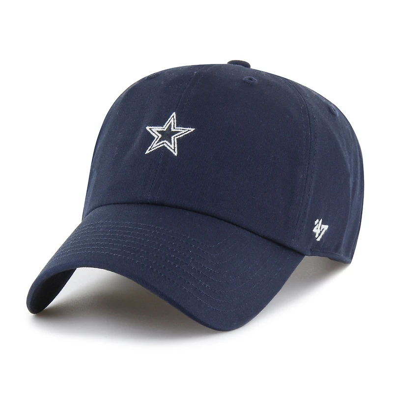 Casquette ajustable « 47 » bleu marine Dallas Cowboys Foundational Clean Up pour homme