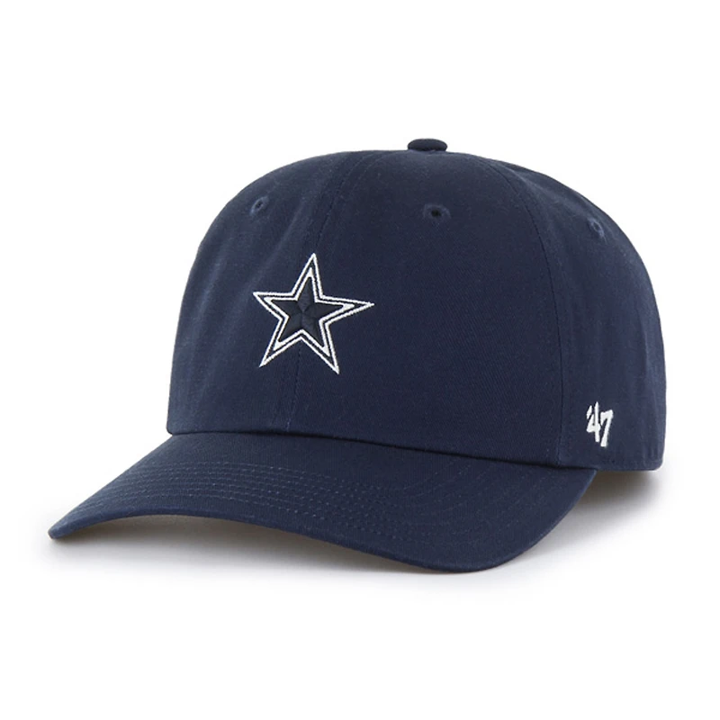 Men's '47  Navy Dallas Cowboys Foundational Franchise Fitted Hat