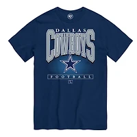 Men's '47  Navy Dallas Cowboys Hot Corner T-Shirt