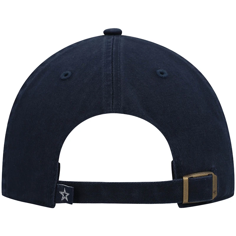 Casquette réglable '47 Dallas Cowboys Primary Clean Up pour homme, bleu marine
