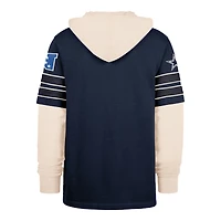 Sweat à capuche homme '47 Navy Dallas Cowboys Split Zone Cornerback Duo Lacer