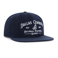 Casquette ajustable Whitlock Captain en velours côtelé bleu marine 1947 des Cowboys de Dallas pour homme