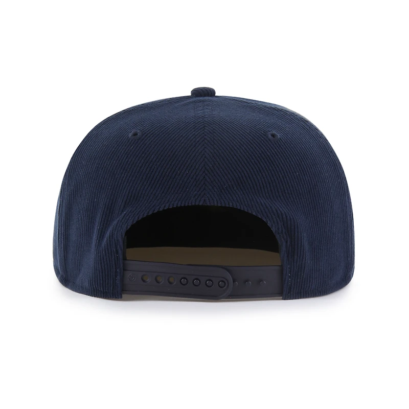 Casquette ajustable Whitlock Captain en velours côtelé bleu marine 1947 des Cowboys de Dallas pour homme