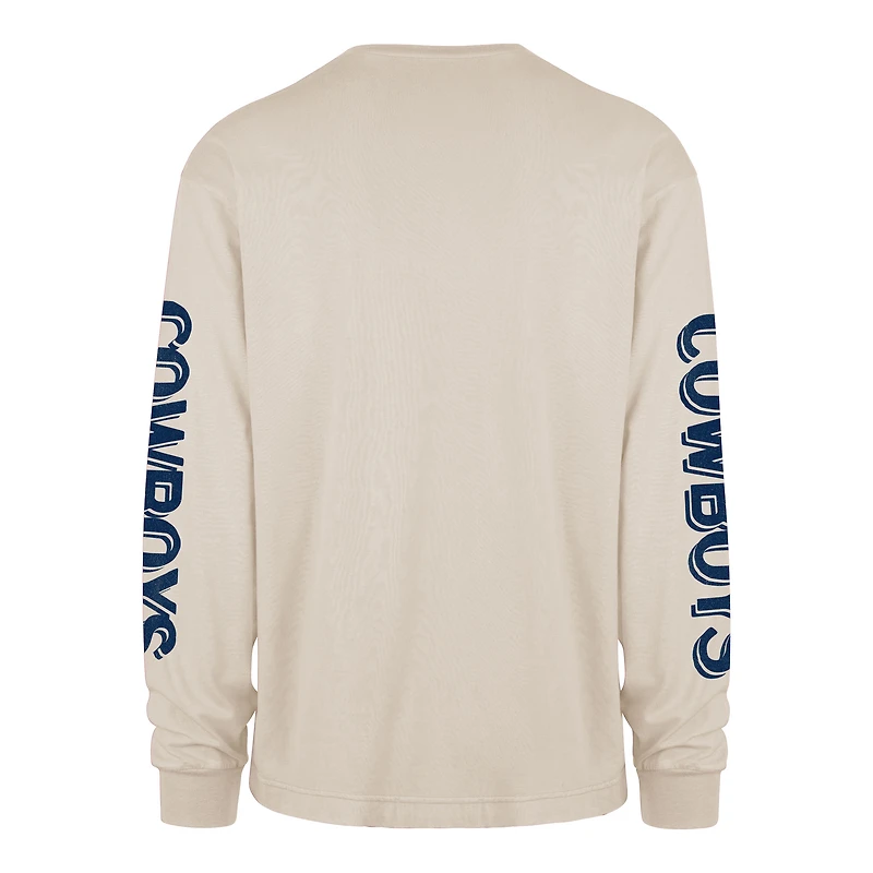 T-shirt à manches longues Cairn Ravine Foundation '47 Tan des Cowboys de Dallas pour homme