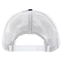 Men's '47 White/Gray Dallas Cowboys Stack Line Hitch Trucker Adjustable Hat