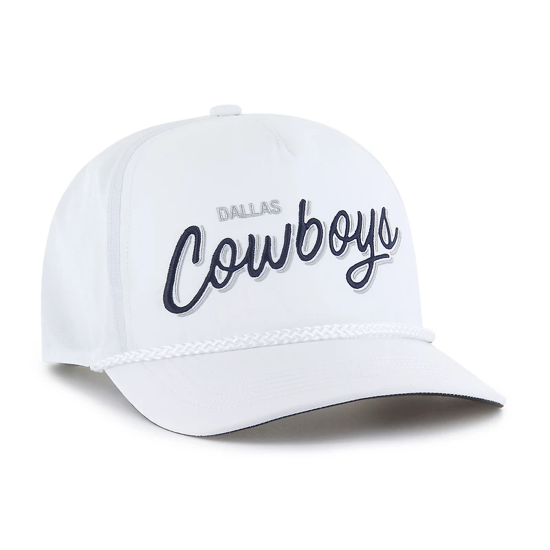 Casquette ajustable blanche Dallas Cowboys Brrr Fairway Hitch pour homme, modèle 1947