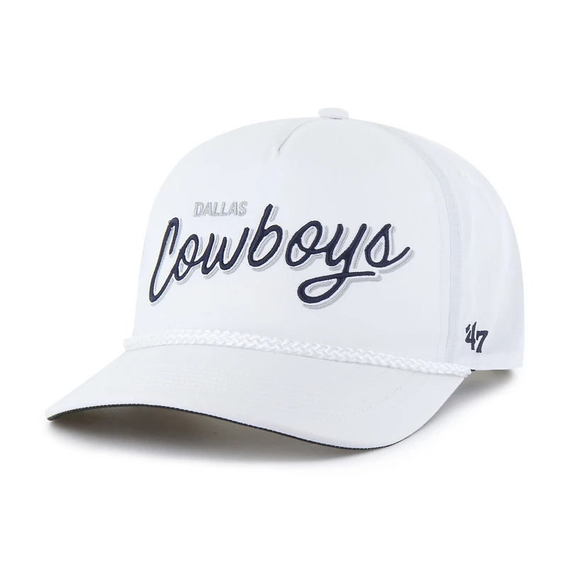 Casquette ajustable blanche Dallas Cowboys Brrr Fairway Hitch pour homme, modèle 1947