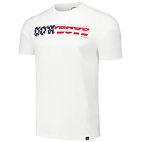 T-shirt Franklin '47 blanc avec drapeau des Cowboys de Dallas pour hommes