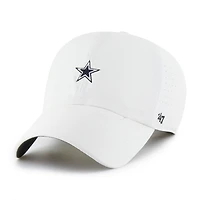 Men's '47  White Dallas Cowboys Flow Clean Up Adjustable Hat