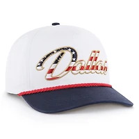 Casquette ajustable patriotique blanche Dallas Cowboys '47 pour homme