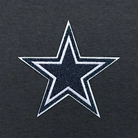 Men's Antigua Charcoal Dallas Cowboys Victory Chenille Pullover Hoodie