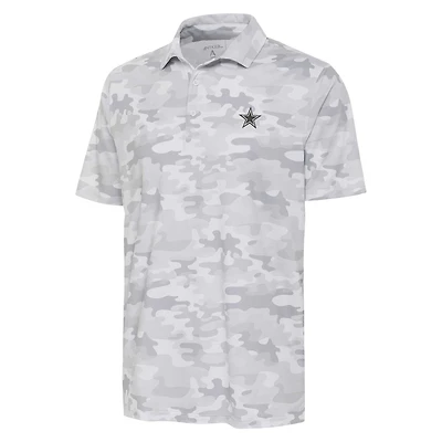 Polo blanc Antigua Dallas Cowboys Collide Star pour hommes