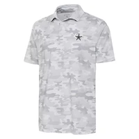Polo blanc Antigua Dallas Cowboys Collide Star pour hommes