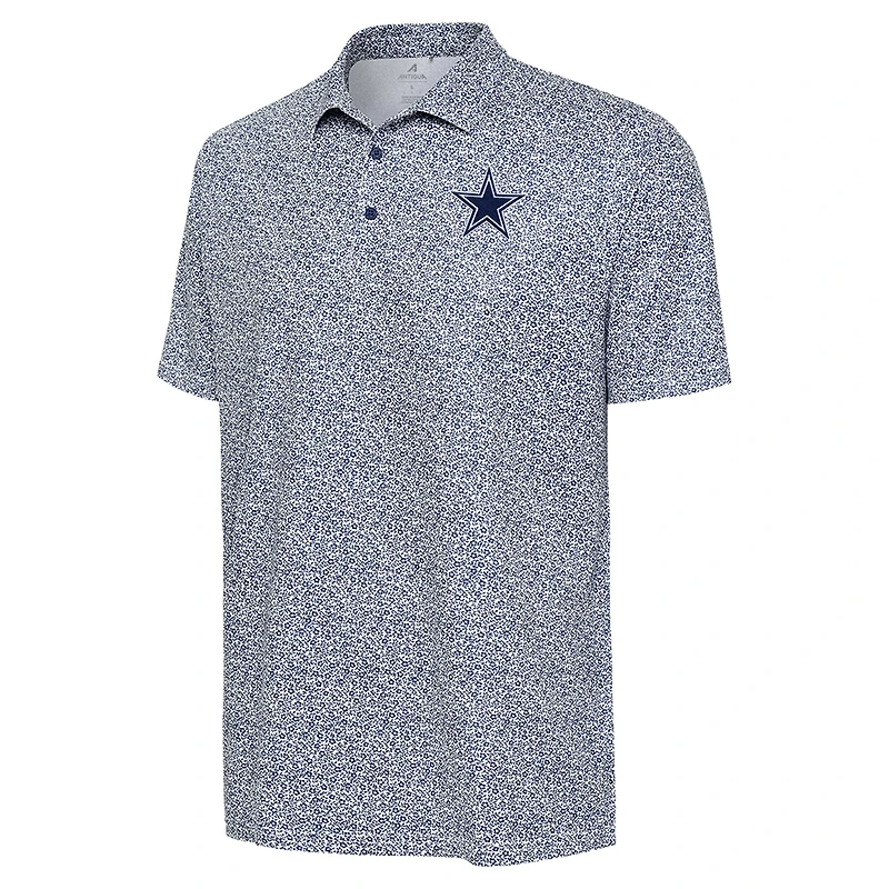 Polo blanc à imprimé fleuri des Cowboys de Dallas pour homme