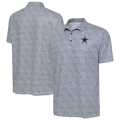 Polo blanc à imprimé fleuri des Cowboys de Dallas pour homme