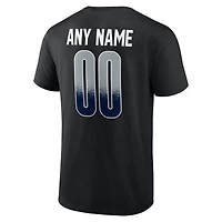 Men's Black Dallas Cowboys Home Field Pop Personalized Name & Number T-Shirt