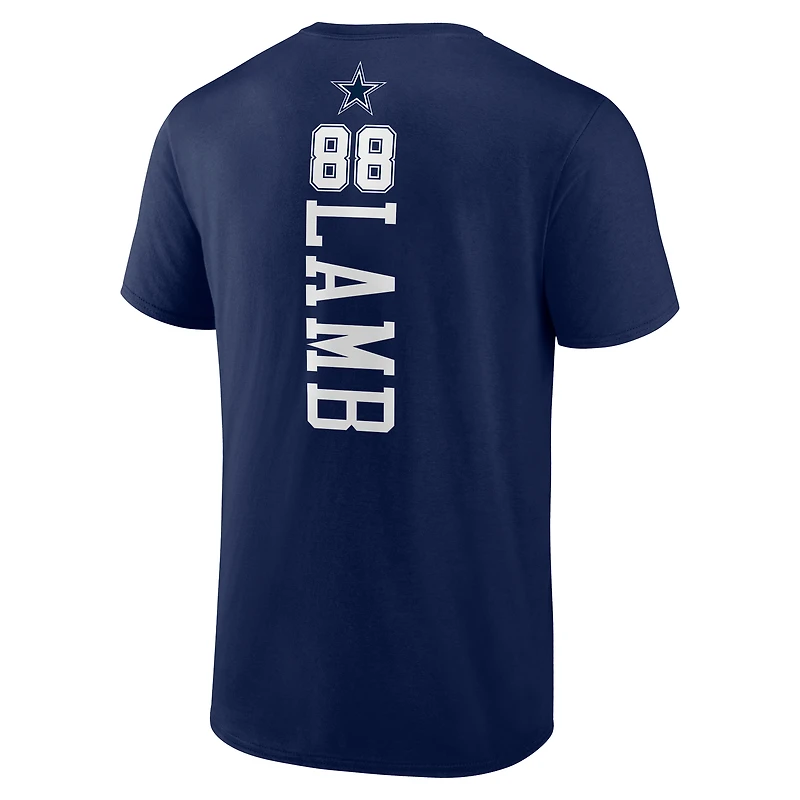 Men's CeeDee Lamb Navy Dallas Cowboys Playmaker T-Shirt