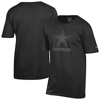 T-shirt noir à logo ton sur pour homme Champion des Cowboys de Dallas